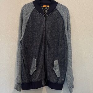Hugo Boss Gray Bomber Jacket